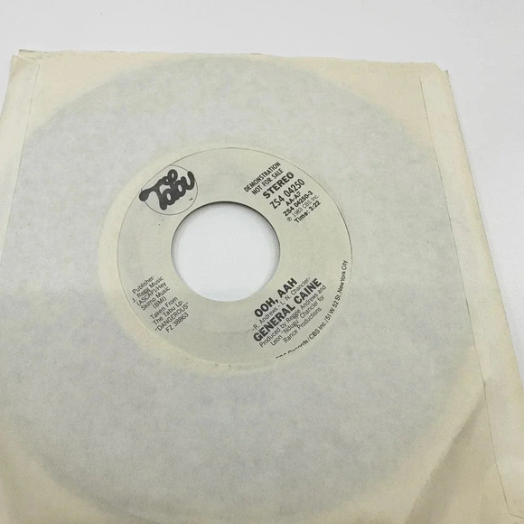General Caine 1983 Demo Vinyl Record Ooh, Aah - LP, Vinyl Records - Rare Vintage - Picture 2 of 2